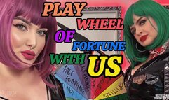 Play wheel of fortune with us POV | Mistress Karino, Dominatrix Dinah