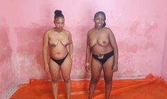 Oil Catfight Trizah vs Shantel