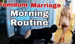 Femdom Real Married Life - Morning Routine