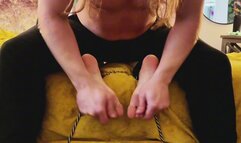 Ticklish Feet in a Precarious Position