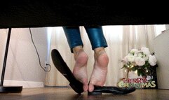 Shoeplay with leather little old loafers WMV