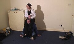 Ariana Sitting On His Shoulders