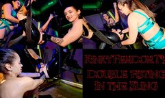 Double Anal Fisting in the Sling 4k