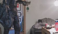 sissy bitch in pvc