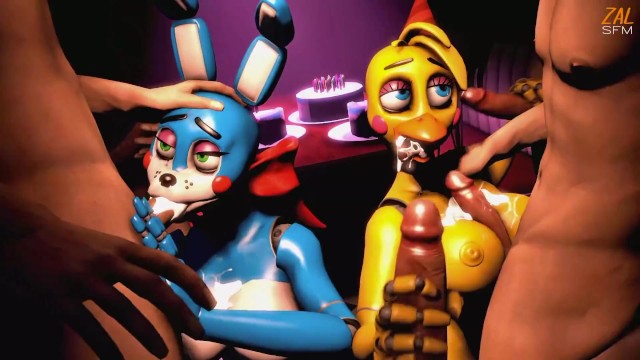 Five Nights At Freddys Porn Blowjob - Five Nights Freddys Compilation Porn Video