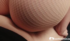 Girlfriend with pig-tails sucks me off in POV