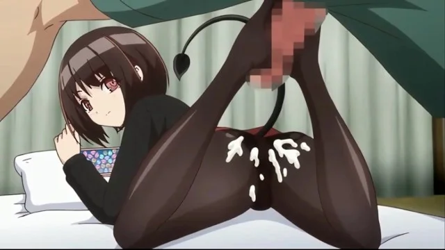 Hentai Footjob - Big Cock Summons A Busty Demon And Gives Her An Excellent Footjob | Anime Hentai  Porn Video