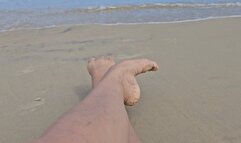 Milah Highly Arches Feet in the Beach