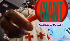 Giantess Crew - Jazz - Giant Check in