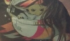 a smoking belly button