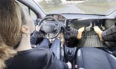 Alisa - PIP over shoulder - just a sexy hard drive - barefeet Part