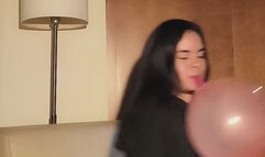 This time I dimmed the light and enjoyed inflating my R14 crystal a l ot