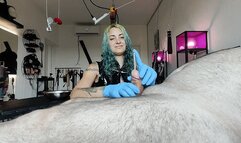 13 minutes hard SOUNDING session by Mistress Lilli