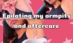 Epilating my armpits