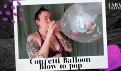 Confetti Crystal Blow to Pop - Burst with me