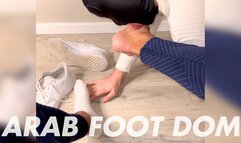 Devoted Slave Services Arab Master's Feet