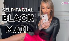 Self-facial black-mail
