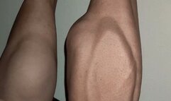 Barefoot Bent Leg Toe Point Calf Dance