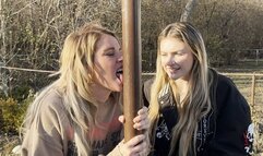 Kody's Tongue is Stuck on the Pole