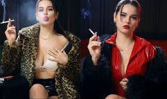 Noemi cute heavy smoker