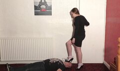 Sophie Stepping On Him In Her Sexy Stilettos (4K)
