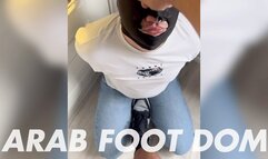 Slave's Balls Get Busted by Arab Master