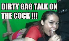 DIRTY GAG TALK 240623BC4 VIOLET SHE MUMBLES VERY DIRTY THINGS WHILE SUCKING COCK + FREE SURPRISE SHOW (LOWDEF SD MP4 VERSION)