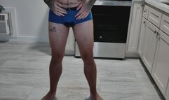 Tattoo Boy Wetting his big boy underwear