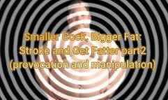 Smaller Cock, Bigger Fat: Stroke and Get Fatter part2 (provocation and manipulation) 12 min
