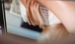 Teen girl enjoy big toy