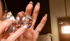 Let's lock your little dick