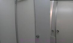 ほとばしる激流オシッコ2回【てくの塾トイレ盗撮K1070T】怜香ちゃん、ギャルだけどマン毛は薄い