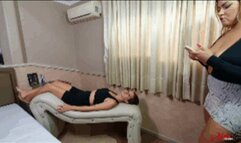 RESTING ON THE SOFA AFTER LUNCH - WITH REBECA SANTOS - FULL VERSION FULL HD - KC 2025!!!