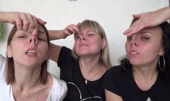 Three Girl Nose Play 2NPn