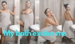 Shower with bush three months