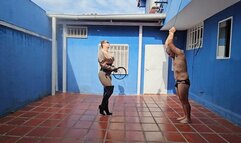 The first Whipping of the year by goddess joanna