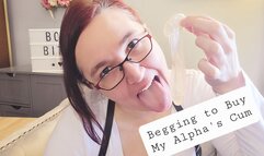 Beg to Buy My Alpha's Cum in a used Condom, you beta cuck