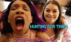 Hunting for Tinies - Starving Cupcake Sinclair and Sydney Screams Search for Tiny People to Vore - HD 1080 MP4