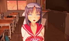 [night Cherry Blossom Subtitles] [pokomo Premiamu] School - Re·fresh-Boutique Opening Today! 3D