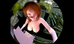 VR POV Giant Teen Towers over you as her Breasts Grow Massive - don't get Eaten