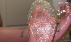 Jelly Sandals Oily Soles Tease