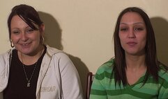 Ariana & Hannah Biting Their Slave