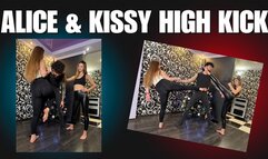 Alice & Kissy High Kick