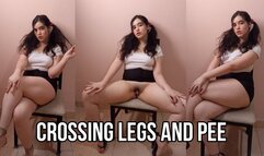 Crossing legs and pee
