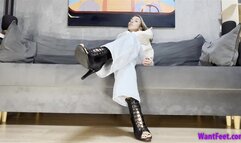 Soleful Shoeplay Tease - 4K MP4