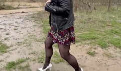 White high hills in the mud m4