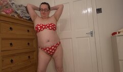 sexy Red Bikini Striptease
