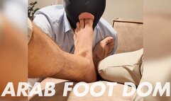 Arab Master Foot Sucking Slave Training
