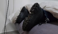 Boots off after a long day at work (4K 60fps)