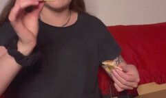 Eating a Whole Pizza & Gently Mocking You